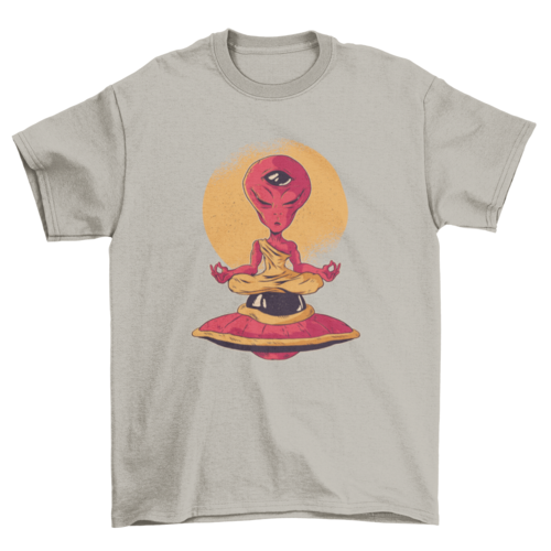 Maglietta da meditazione aliena